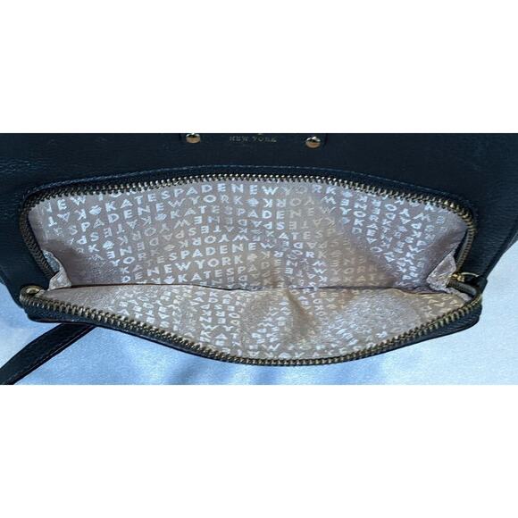 Kate Spade New York Baxter Street Blue Sevilla Leather Crossbody Shoulder Bag - Picture 13 of 16